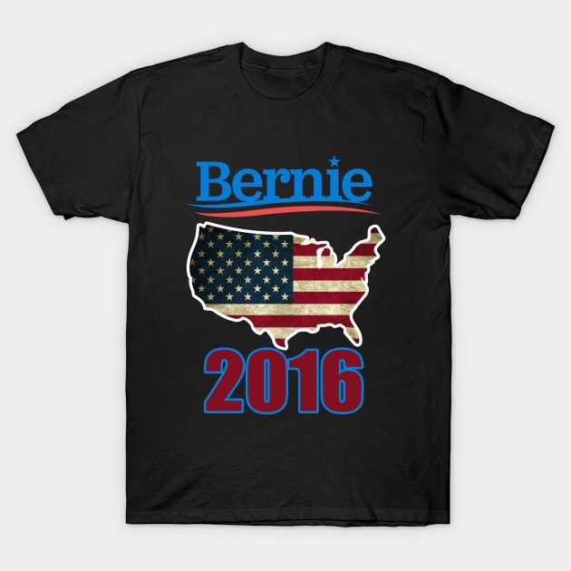 BERNIE SANDERS FOR PRESIDENT T-Shirt by DESIGNBOOK